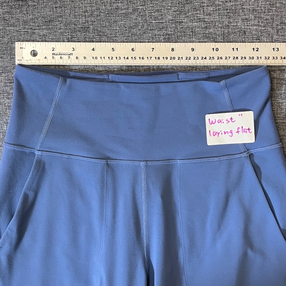 Lululemon Align Wide Leg 23" Crop Pants - Women's Size 6 - Blue - Picture 7 of 11